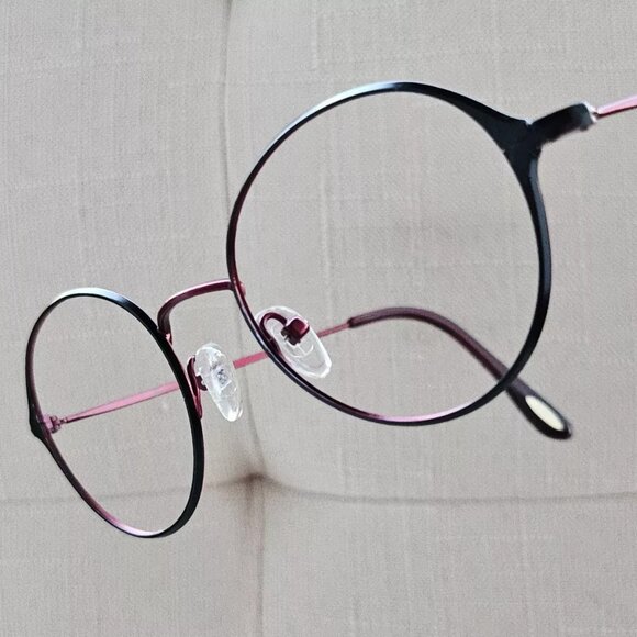 Glacee Women Eyeglasses Frame Black/Burgundy Mod6821 C2 48[]21 145 Glasses Frame - Picture 1 of 12